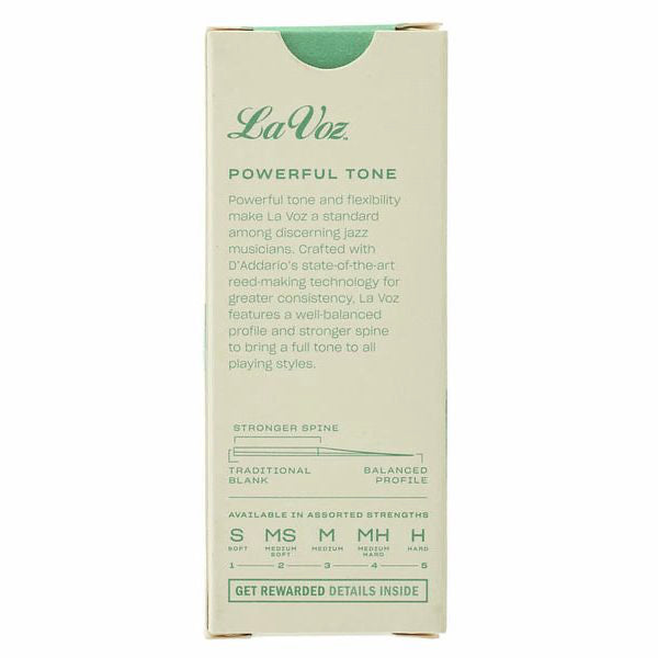 La Voz baritonsax riet per stuk