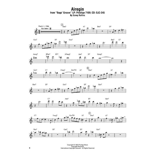 Miles Davis Omnibook Eb