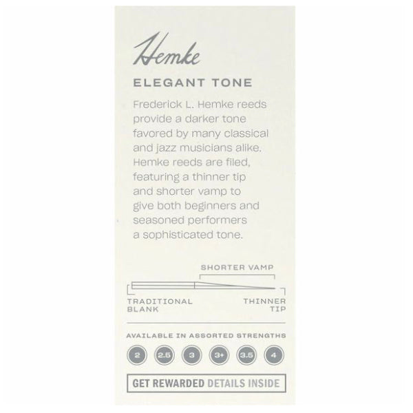 Hemke altsax riet per stuk