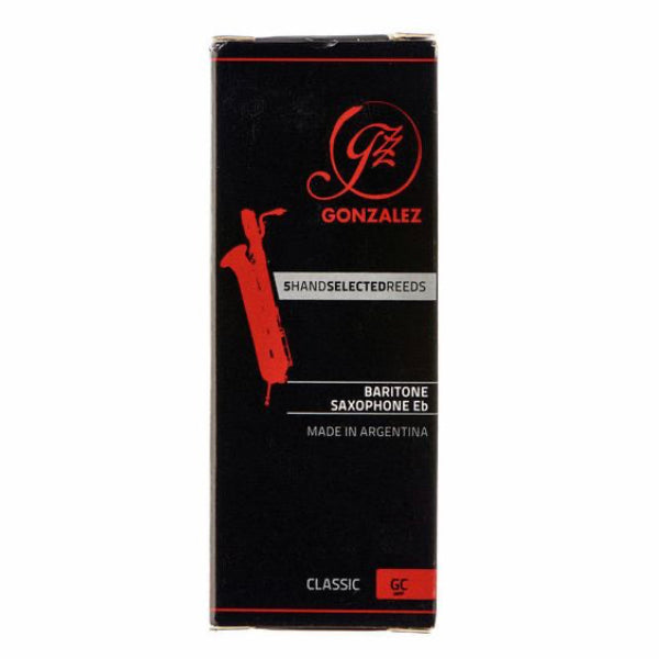 Gonzalez Classic baritonsax riet per 5 stuks