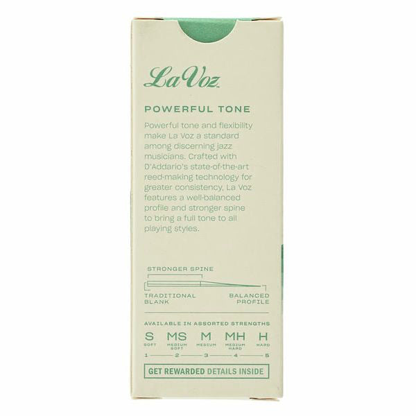 La Voz basklarinet riet per 5 stuks