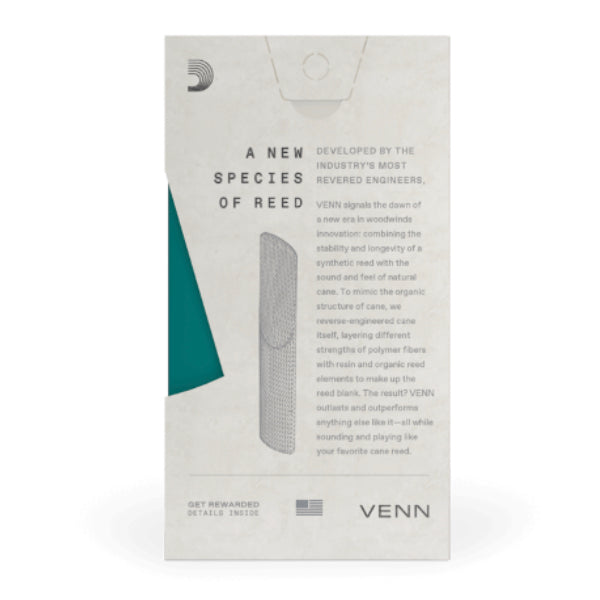 D'Addario VENN Bb klarinet kunststof riet per stuk