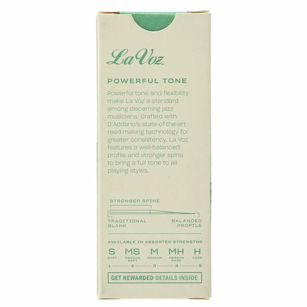 La Voz tenorsax riet per 5 stuks