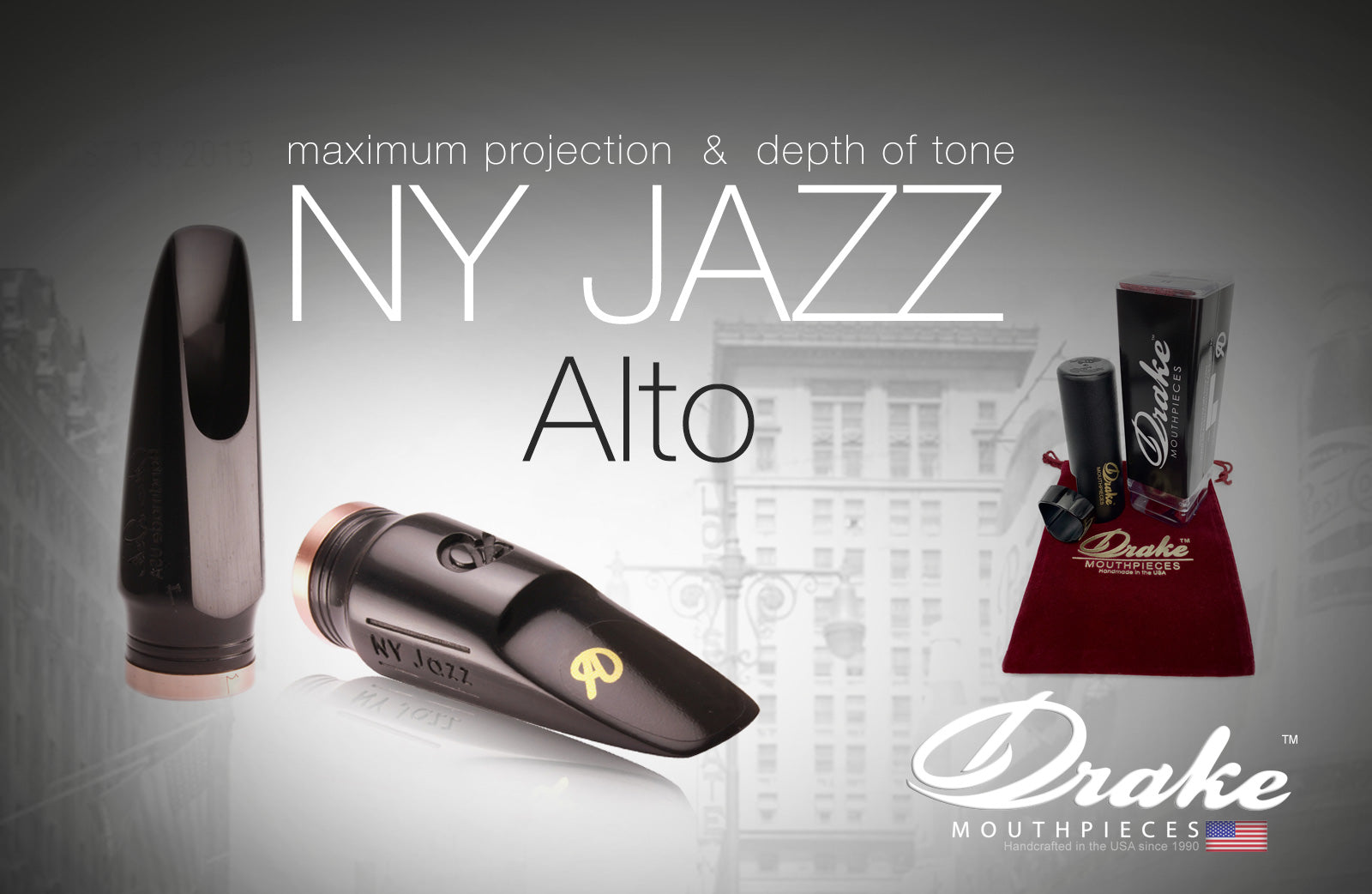 Drake New York Jazz altsax mondstuk
