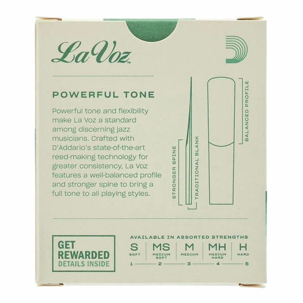 La Voz altsax riet per 10 stuks