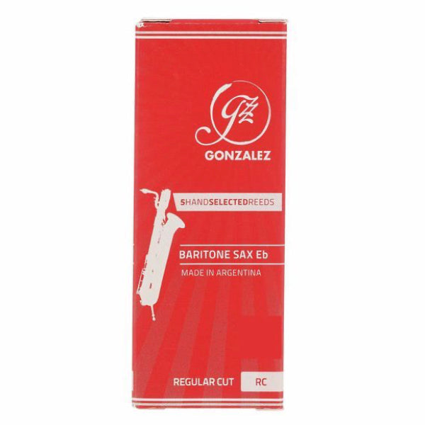 Gonzalez Regular Cut baritonsax riet per 5 stuks