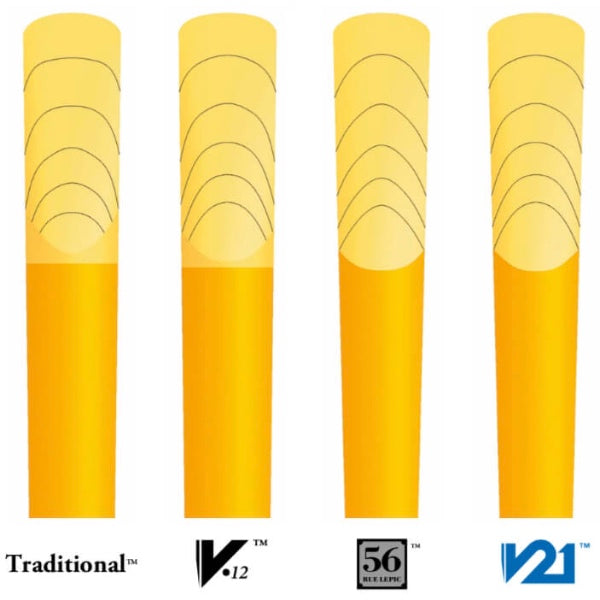 Vandoren White Master Traditional German Bb klarinet riet per stuk