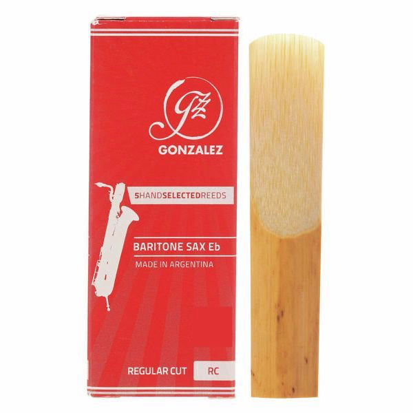 Gonzalez Regular Cut baritonsax riet per 5 stuks