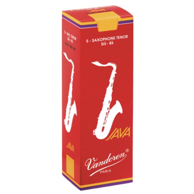 Vandoren JAVA “Filed - Red Cut” tenorsax riet per 5 stuks