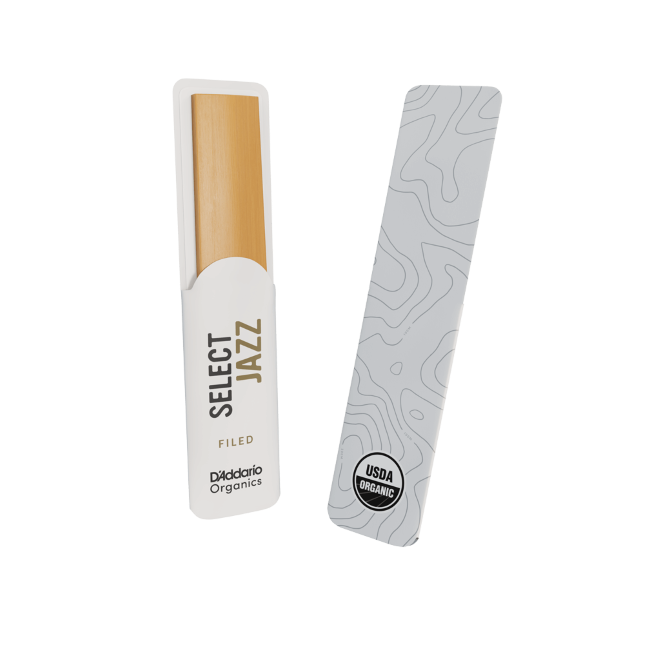 D'Addario Organic Select Jazz filed tenorsax riet per 5 stuks
