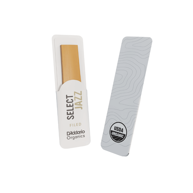 D'Addario Organic Select Jazz filed sopraansax riet per 10 stuks