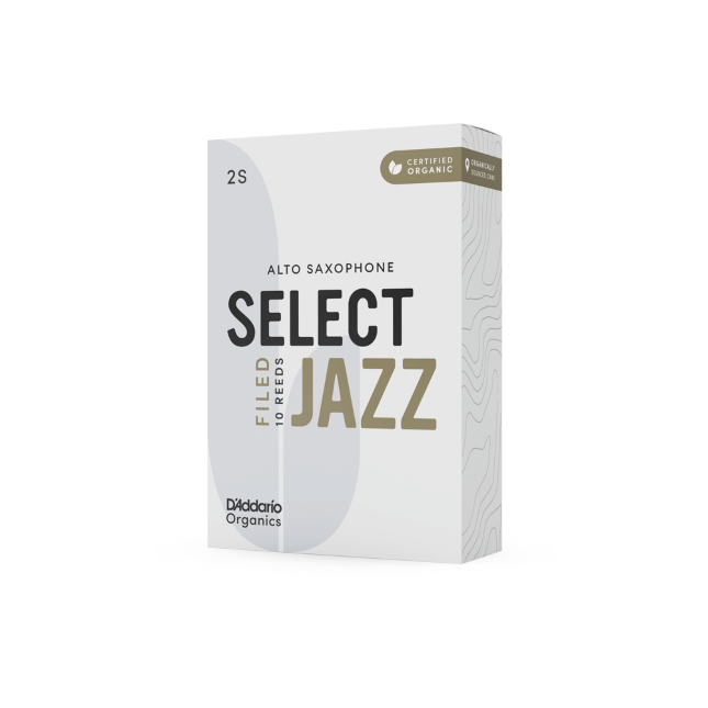 D'Addario Organic Select Jazz filed altsax riet per stuk