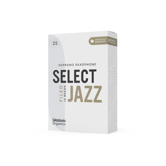 D'Addario Organic Select Jazz filed sopraansax riet per stuk