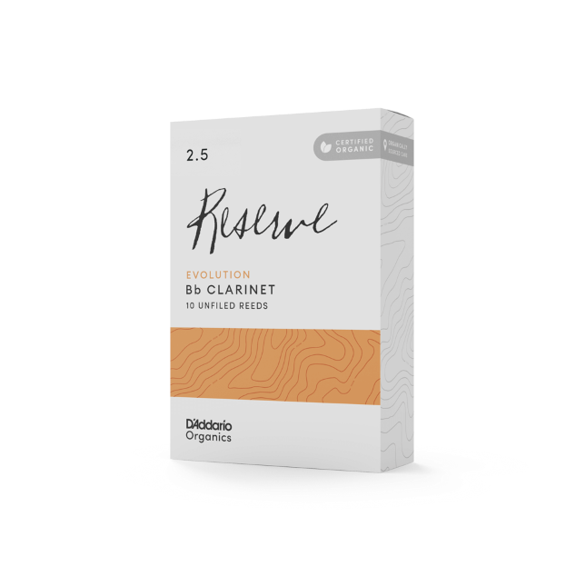 D'Addario Organic Reserve Evolution Bb klarinet riet per 10 stuks