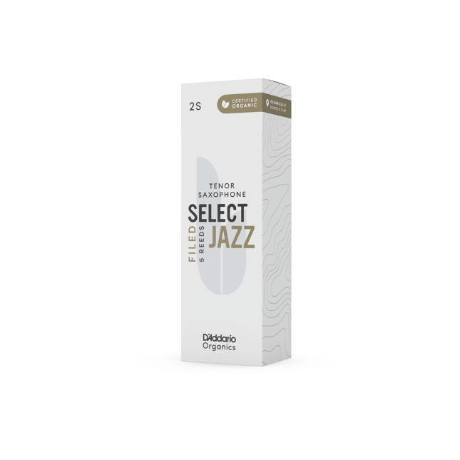 D'Addario Organic Select Jazz filed tenorsax riet per stuk