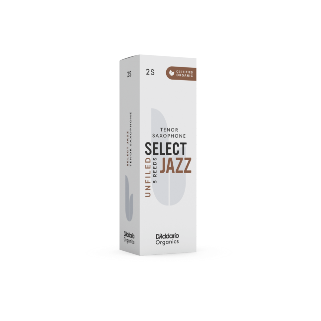D'Addario Organic Select Jazz unfiled tenorsax riet per stuk