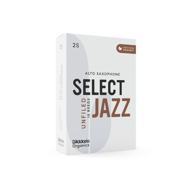 D'Addario Organic Select Jazz unfiled altsax riet per stuk