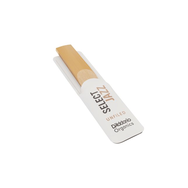 D'Addario Organic Select Jazz unfiled sopraansax riet per 10 stuks