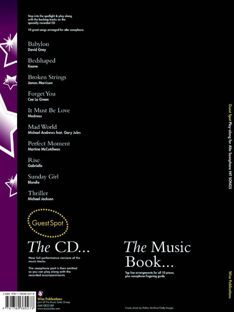 Guest Spot: Hit Songs altsax