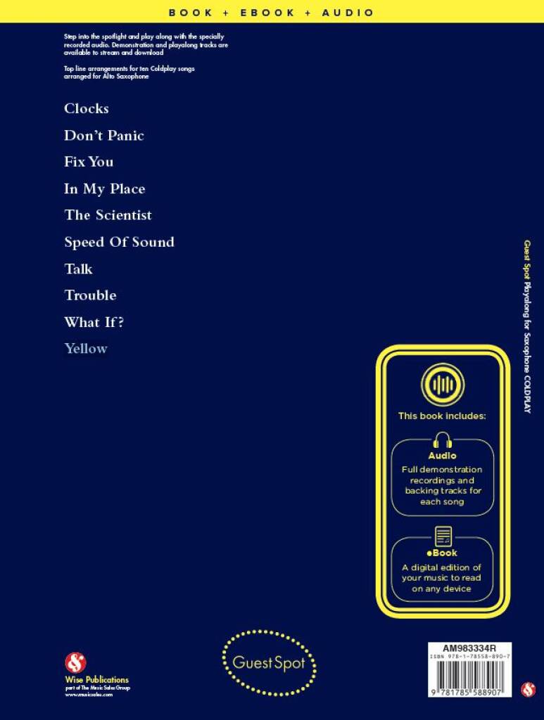 Guest Spot: Coldplay altsax