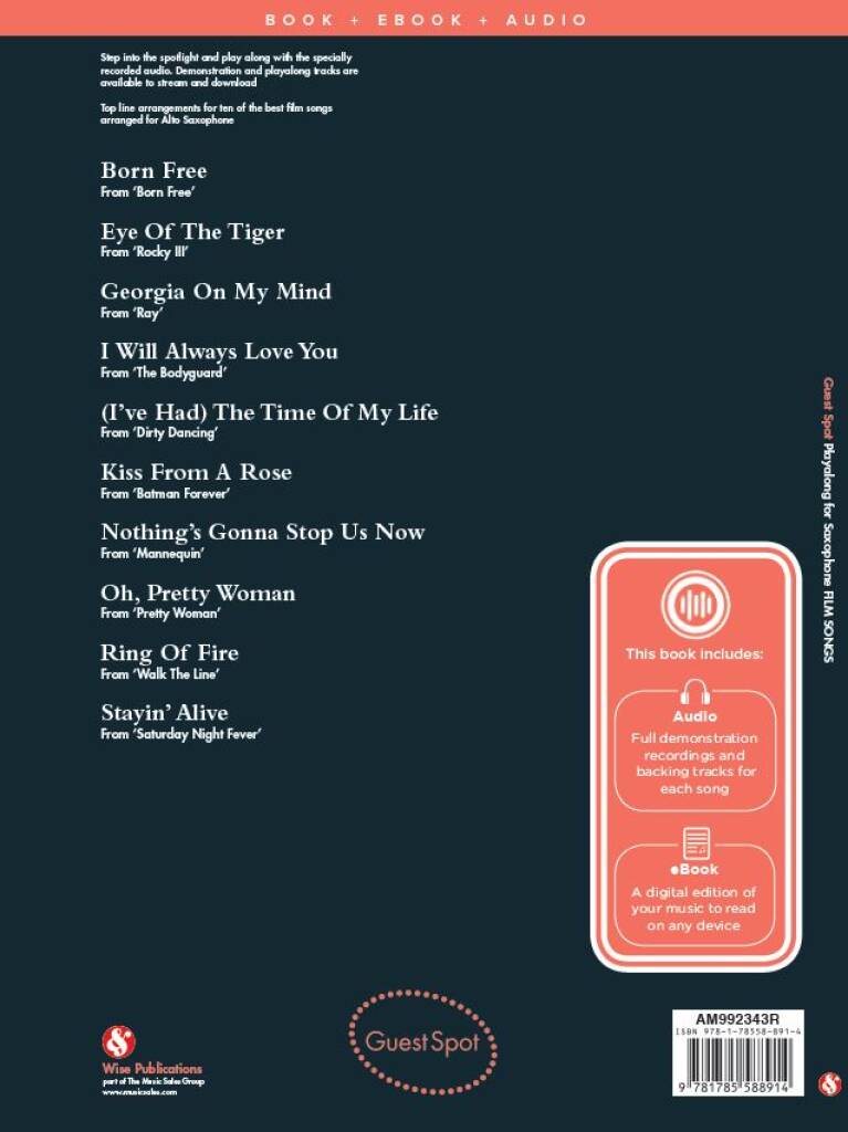 Guest Spot: Film Songs altsax