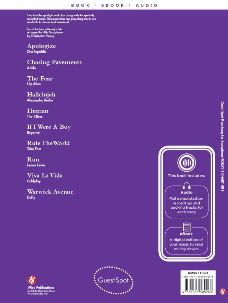 Guest Spot: Today's Chart Hits altsax