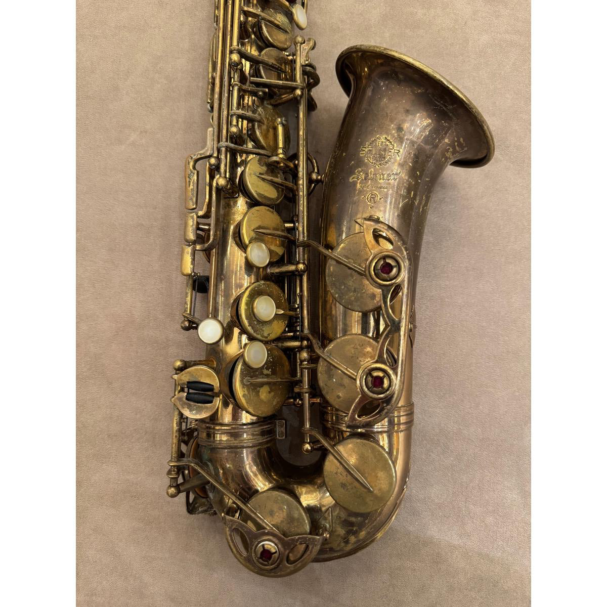 Selmer Paris Mark VI altsaxofoon 183887 mechaniek en beker