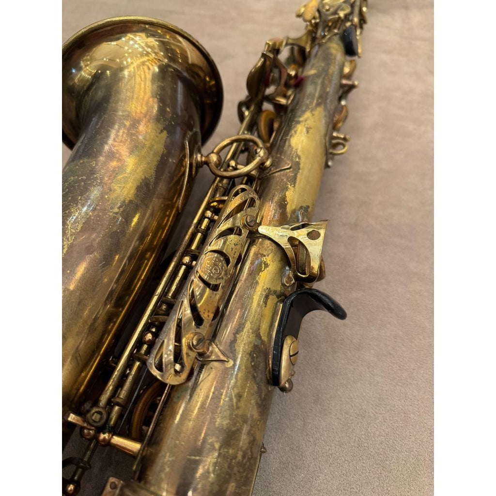 Selmer Paris Mark VI altsaxofoon 183887 kleppenbescherming detail