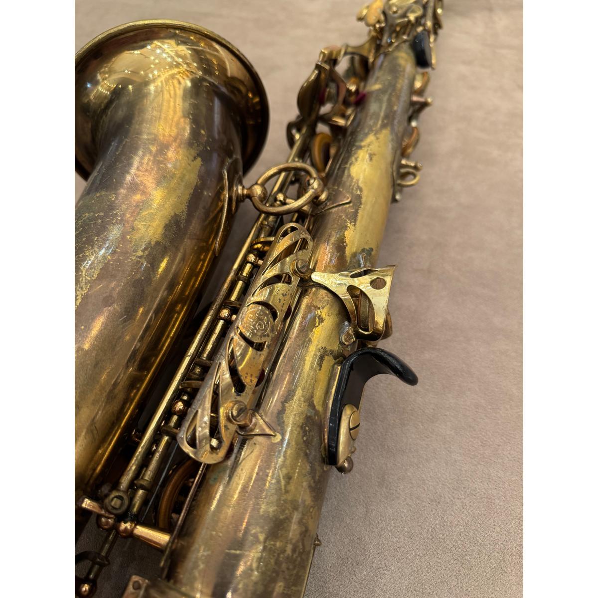 Selmer Paris Mark VI altsaxofoon 183887 kleppenbescherming detail