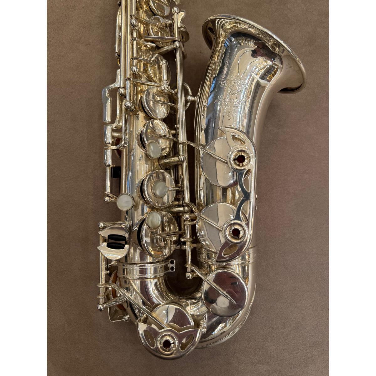Selmer Paris Mark VI altsaxofoon 187059 onderste mechaniek en beker