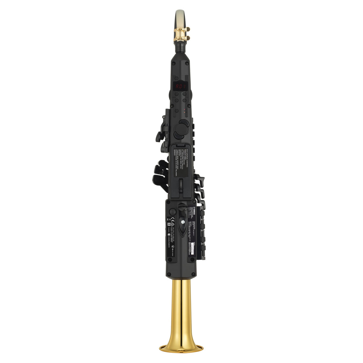 Yamaha YDS-152 digitale saxofoon, achterzijde
