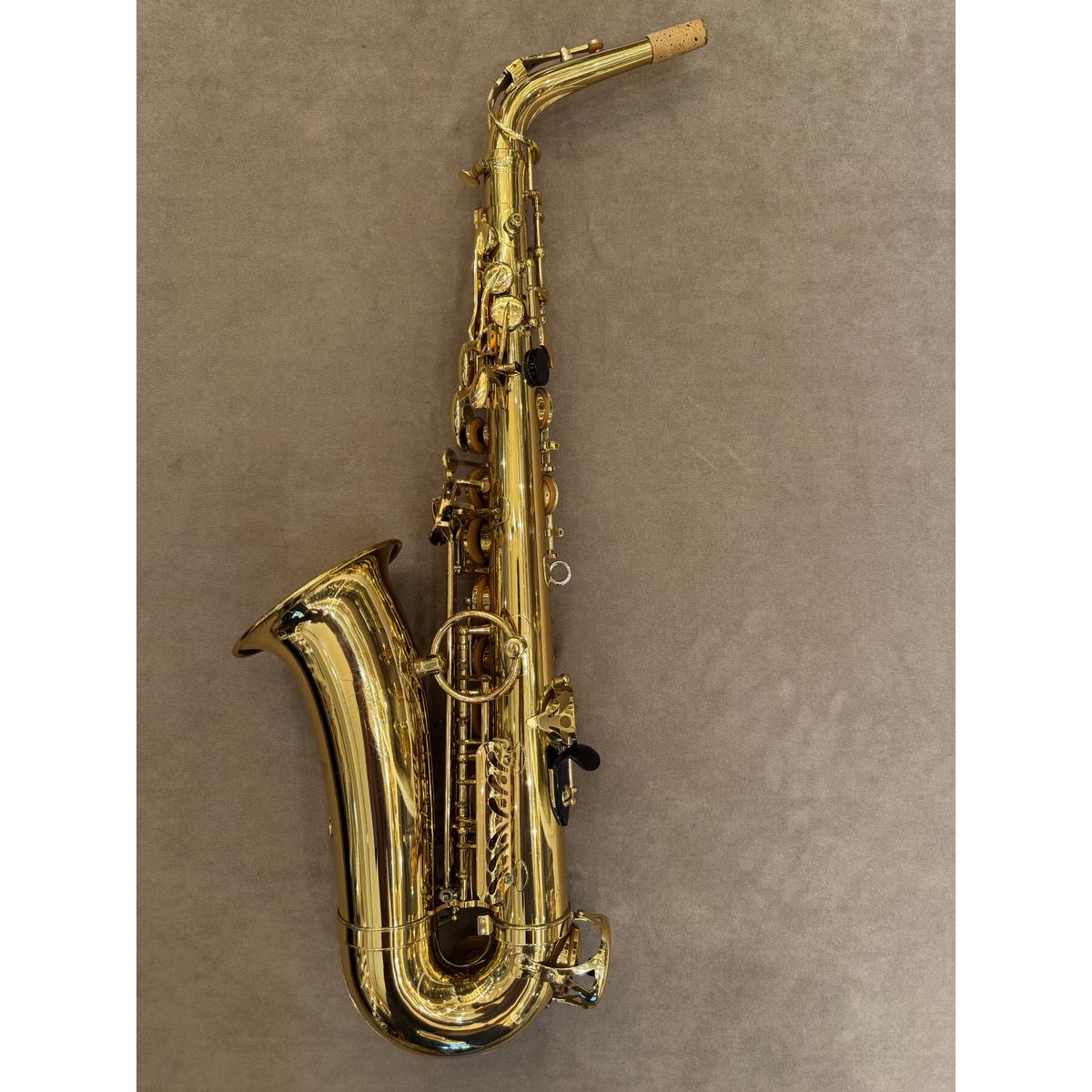 Achterzijde van de Yanagisawa A500 altsaxofoon 148942