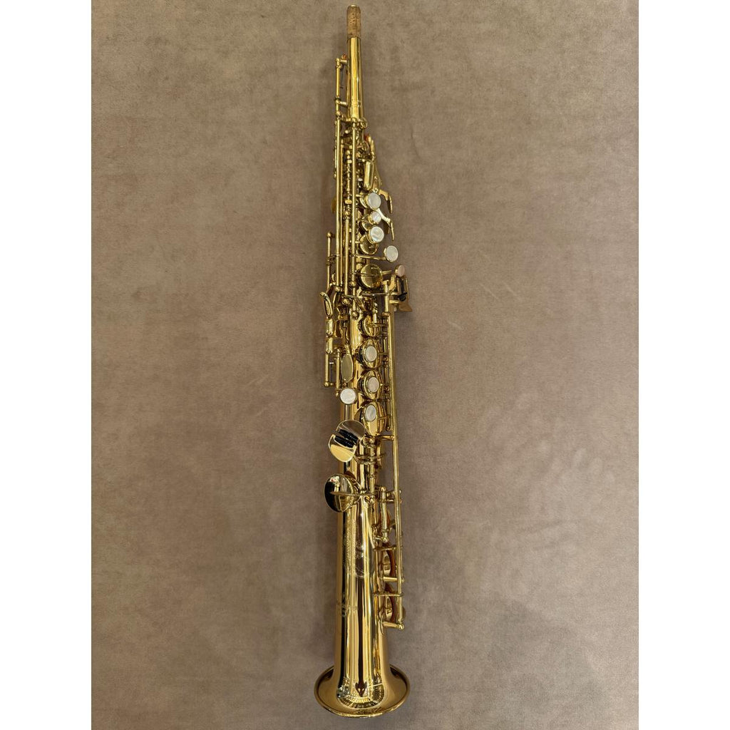 Yanagisawa S900 sopraansaxofoon 220997 volledig vooraanzicht