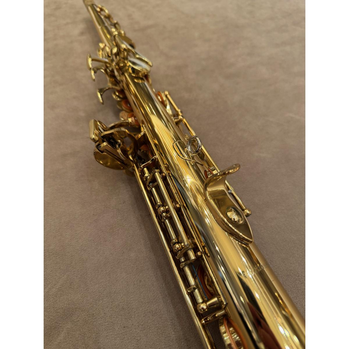 Yanagisawa S900 sopraansaxofoon 220997 achterzijde detail