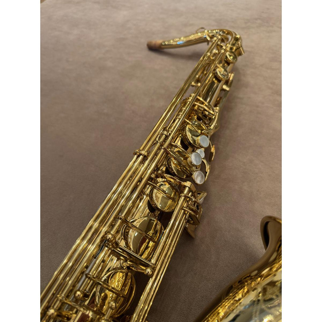 Yanagisawa T-WO10 Elite tenorsaxofoon 385612 mechaniek en stangen detail