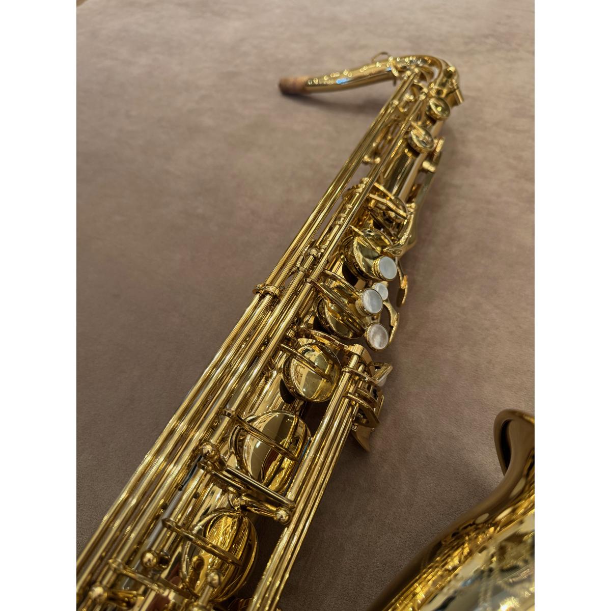 Yanagisawa T-WO10 Elite tenorsaxofoon 385612 mechaniek en stangen detail