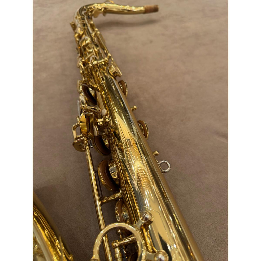Yanagisawa T-WO10 Elite tenorsaxofoon 385612 zijkant en bovenste mechaniek