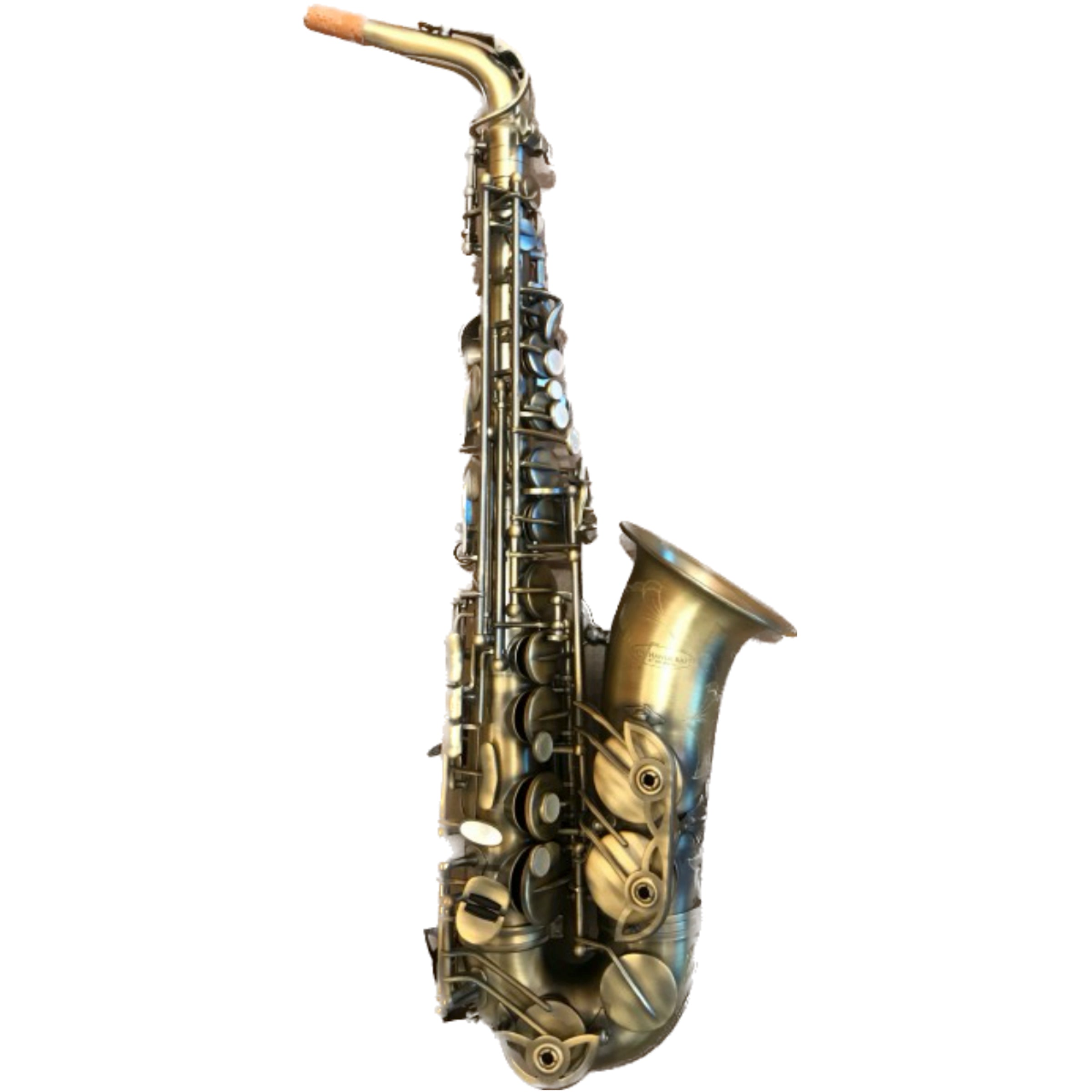 New Handcraft bronze mat altsaxofoon