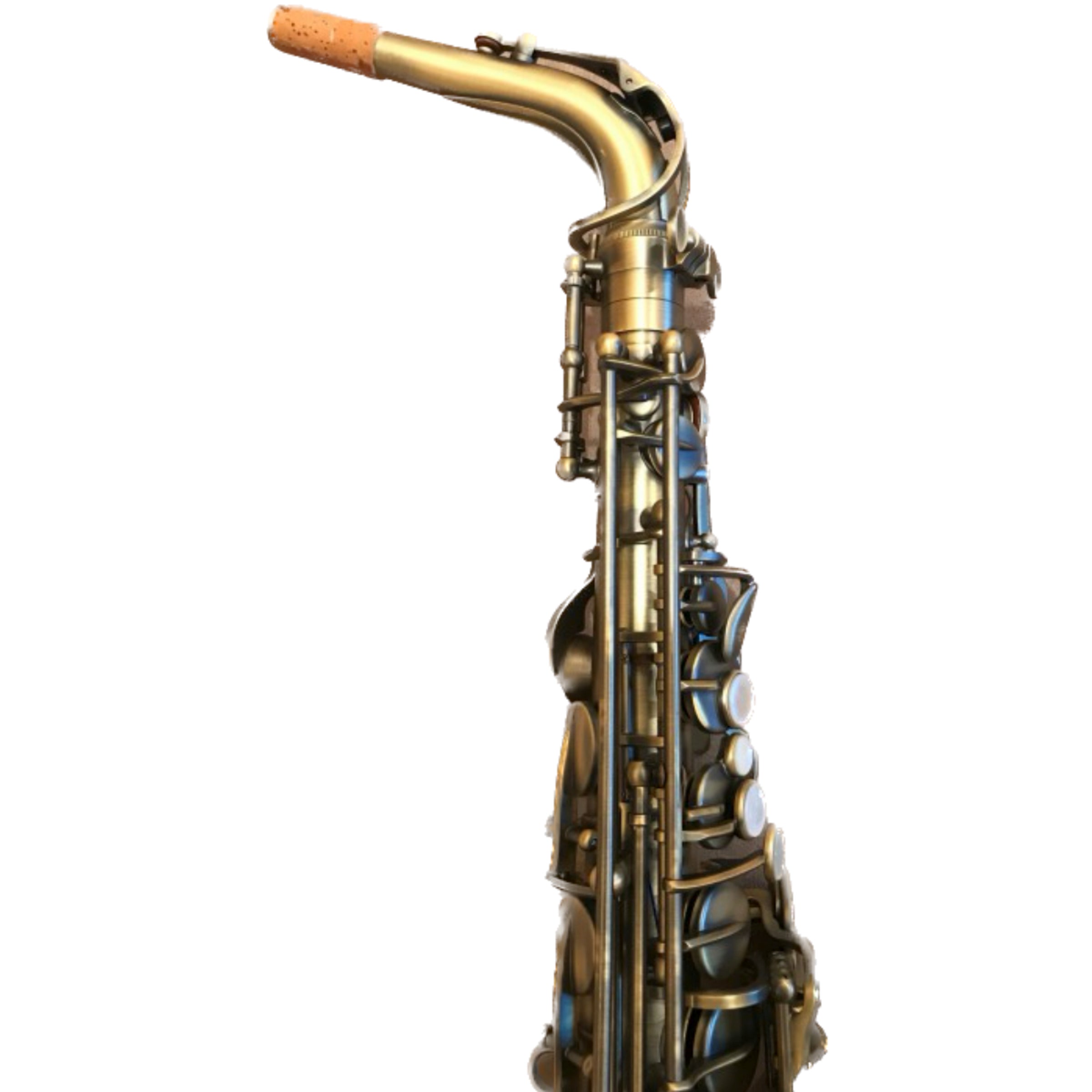 New Handcraft bronze mat altsaxofoon