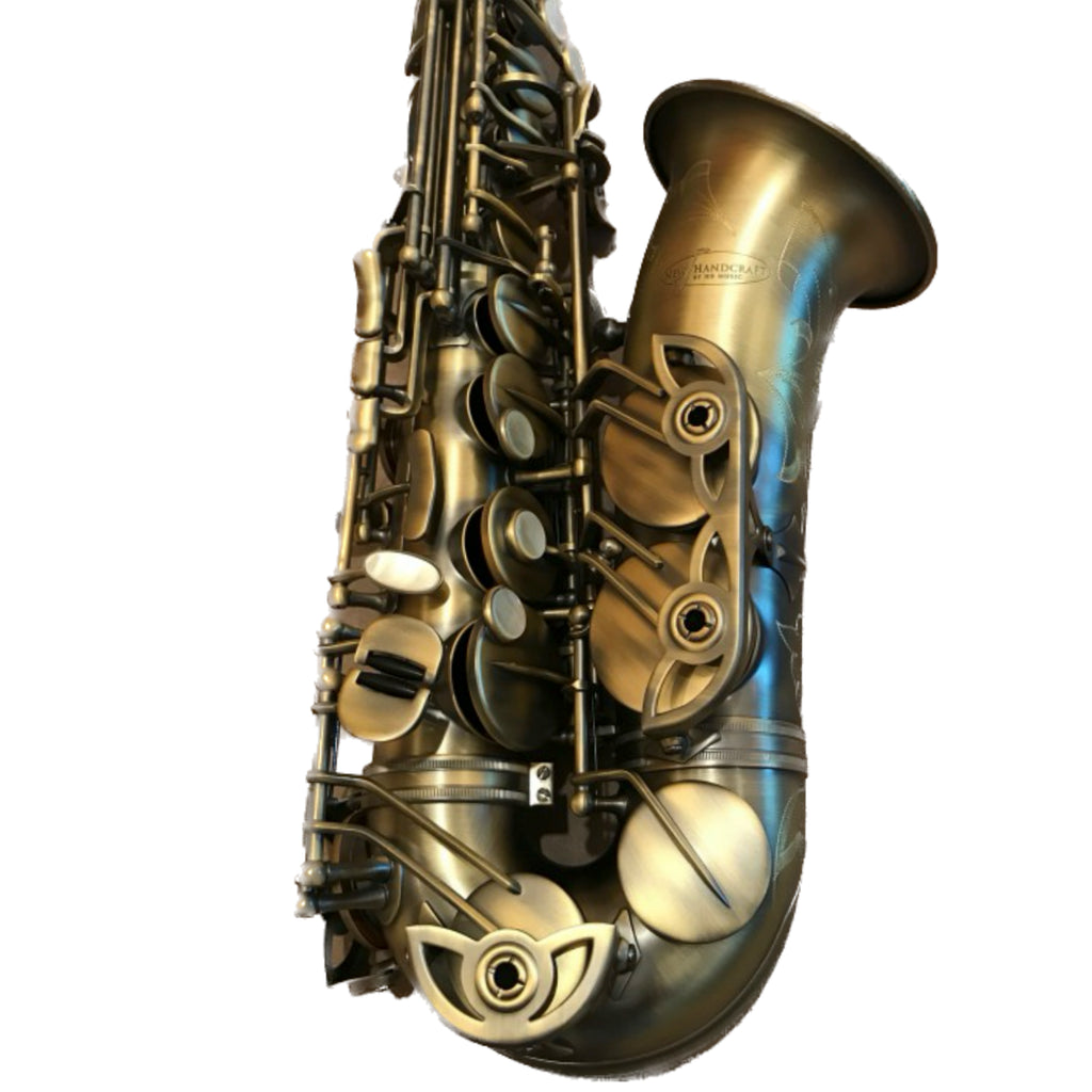 New Handcraft bronze mat altsaxofoon