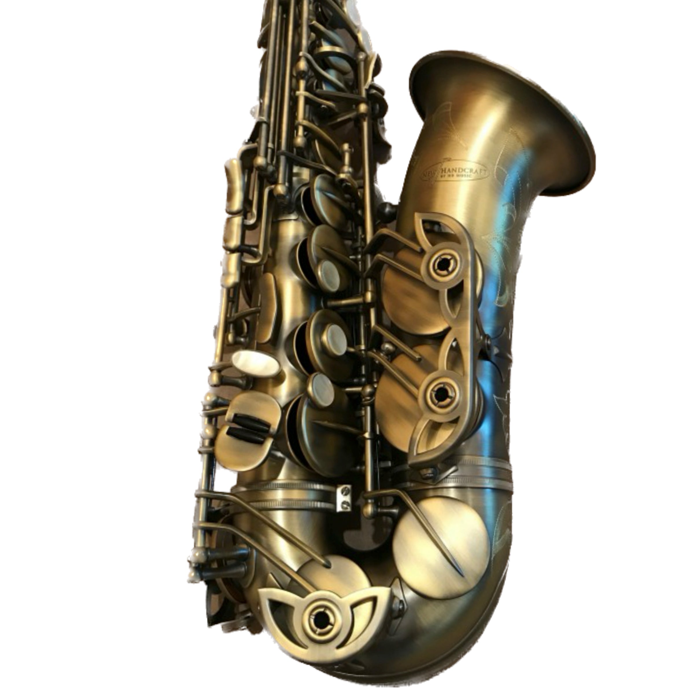 New Handcraft bronze mat altsaxofoon