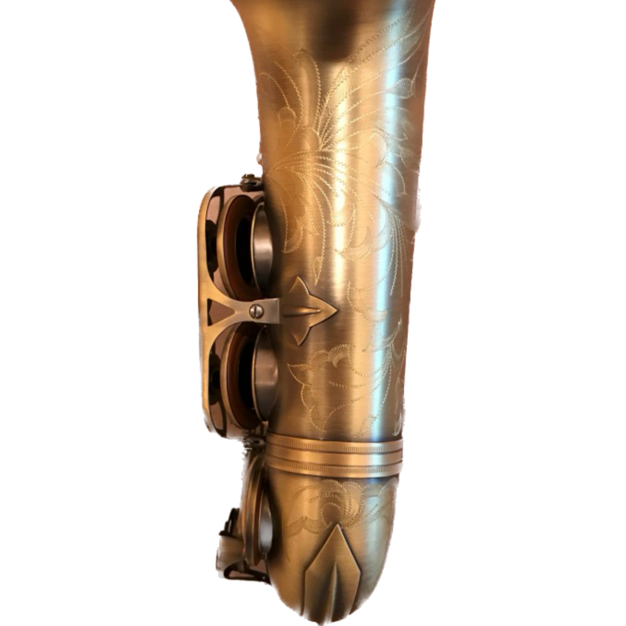 New Handcraft bronze mat altsaxofoon