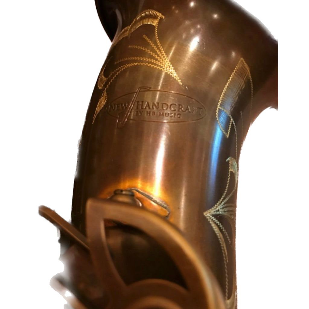 New Handcraft Bronze Vintage altsaxofoon