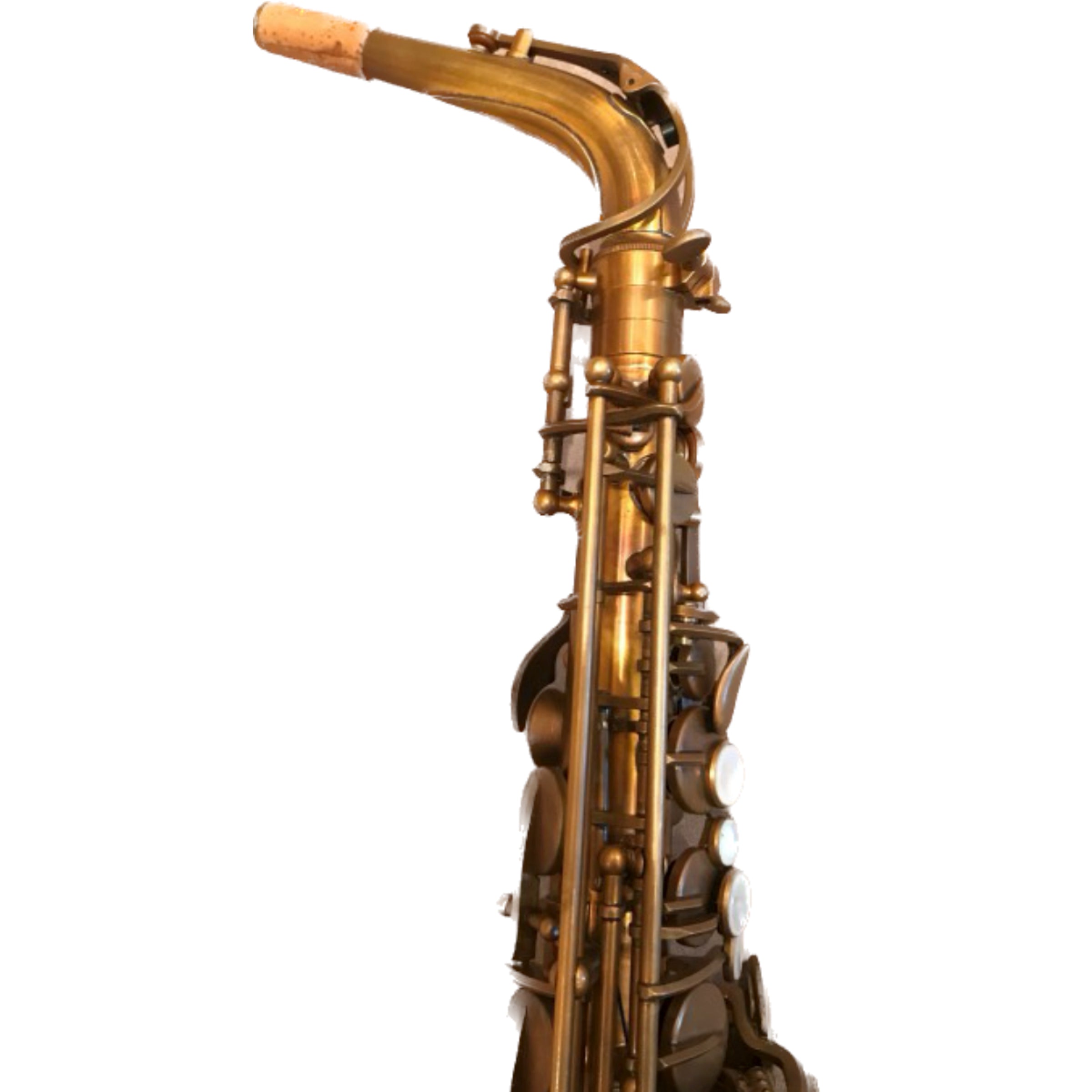 New Handcraft Bronze Vintage altsaxofoon