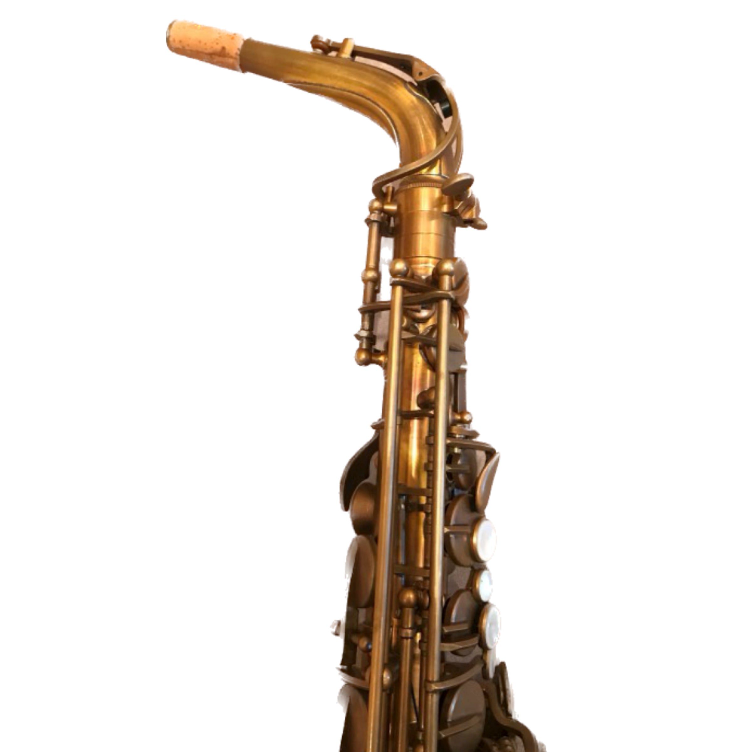 New Handcraft Bronze Vintage altsaxofoon