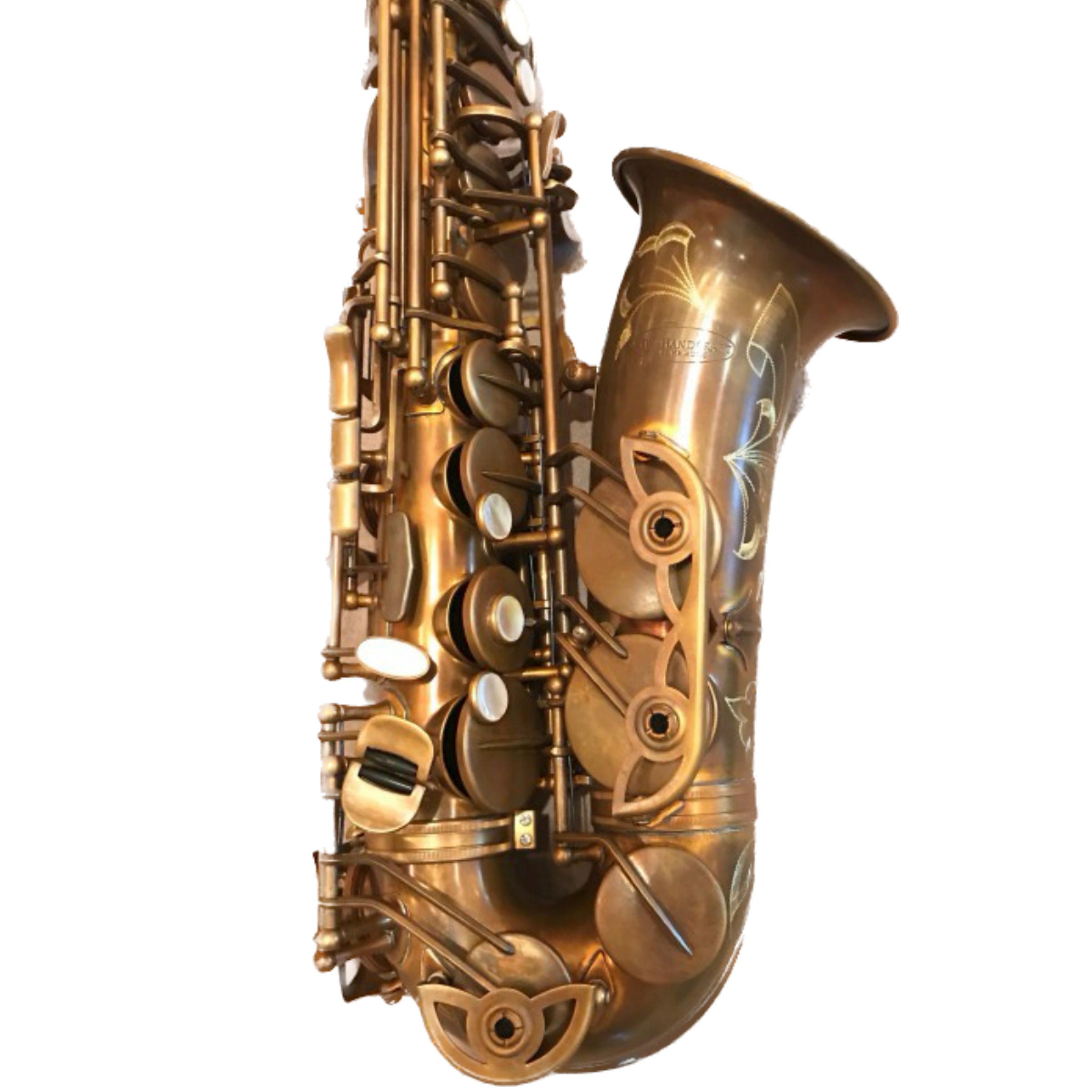New Handcraft Bronze Vintage altsaxofoon