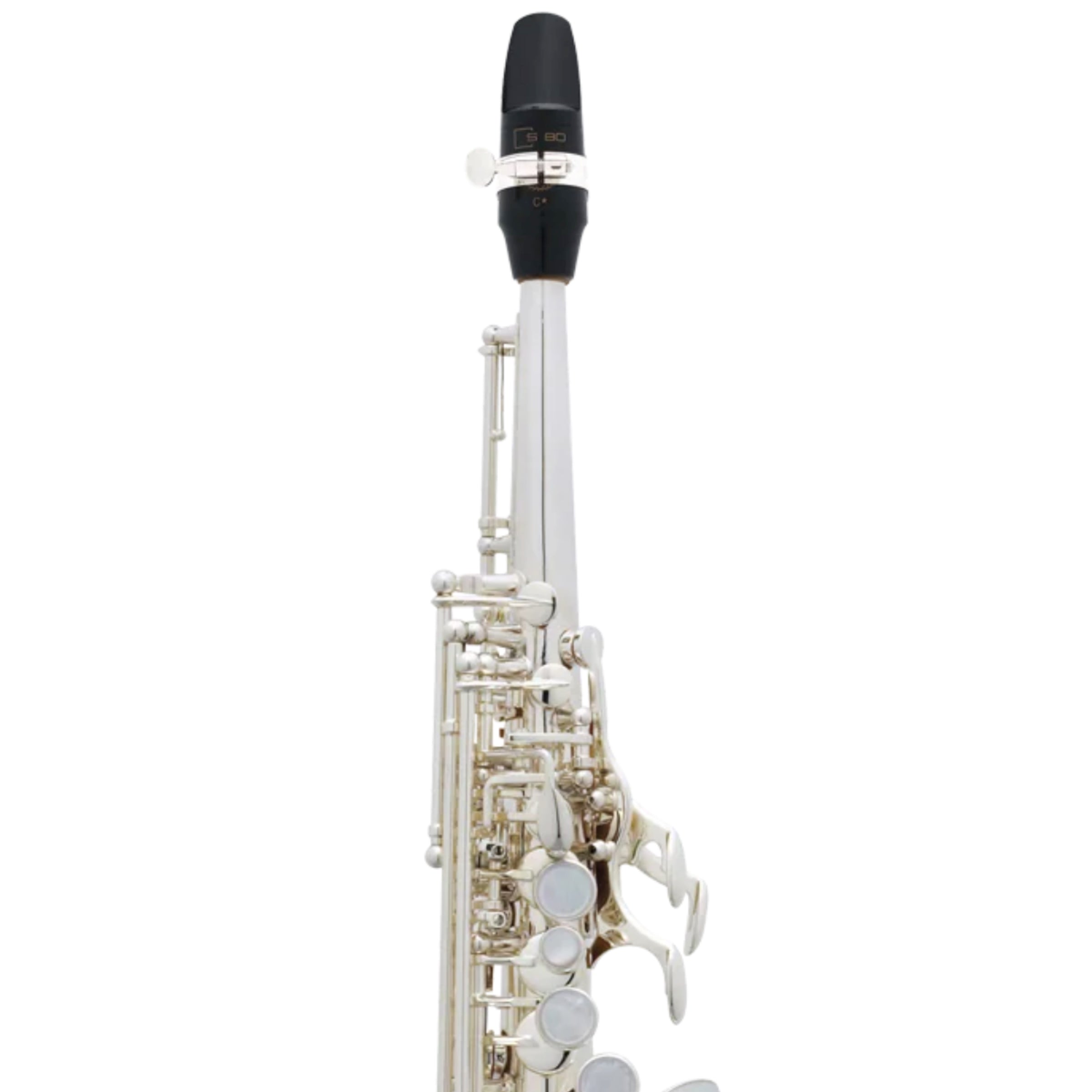 Selmer Paris Super Action 80 Series II verzilverde sopraansaxofoon