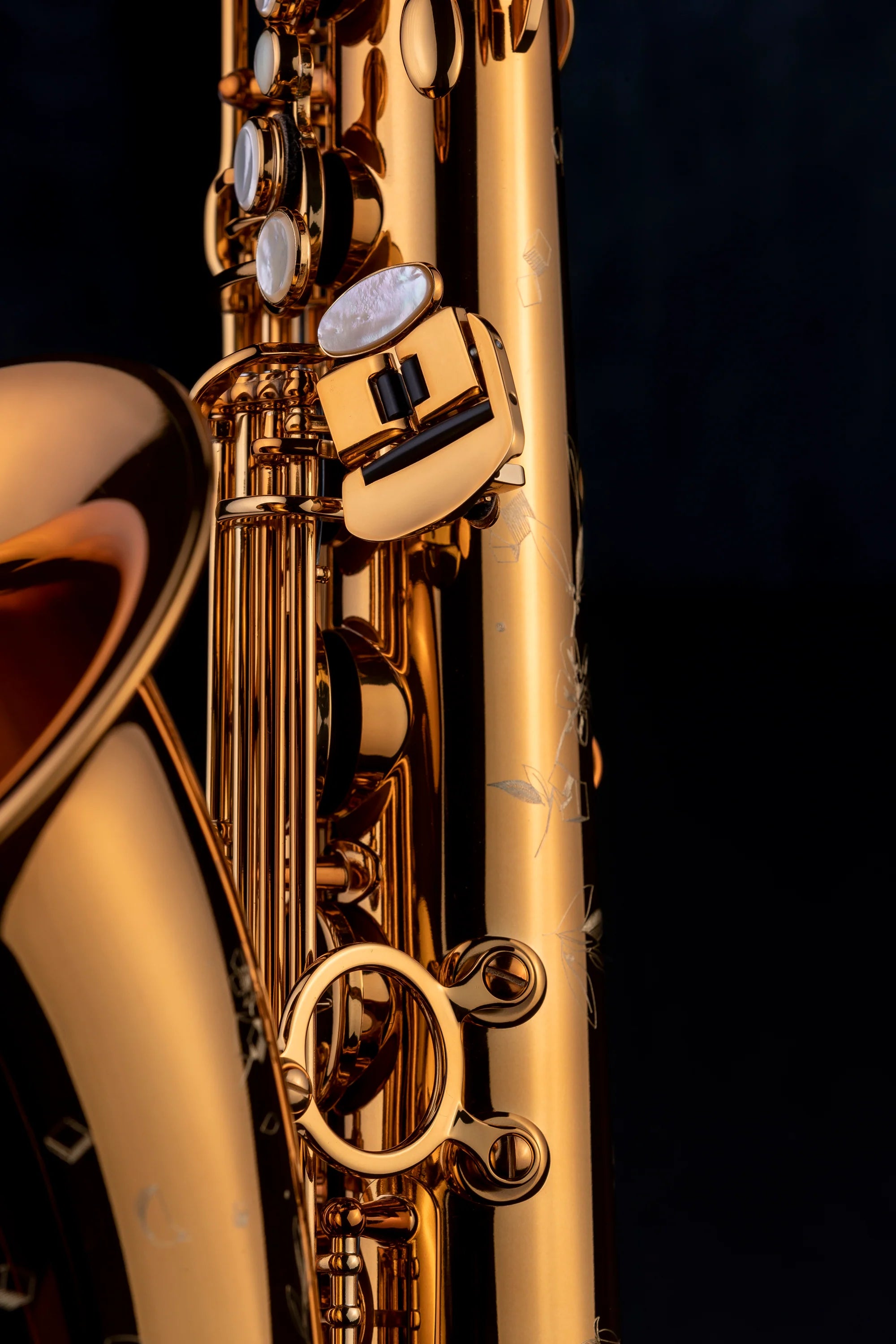 Selmer Paris Supreme goud gelakte tenorsaxofoon