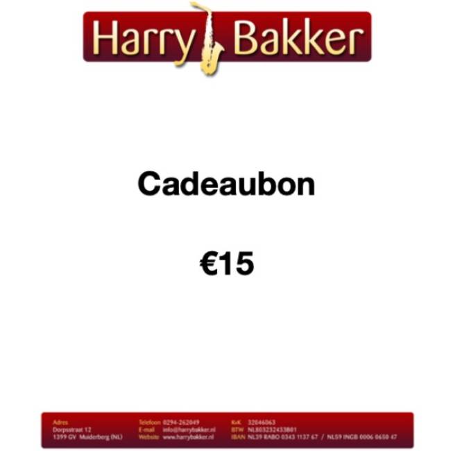 Cadeaubon t.w.v. €15