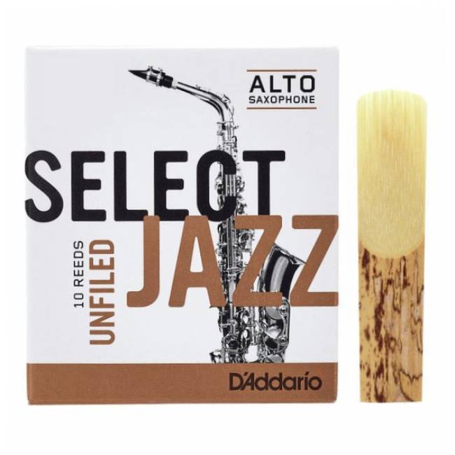 D'Addario Select Jazz unfiled altsax riet per stuk